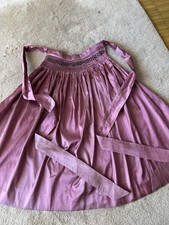 ?Dirndlschürze Gössl Seide Pink Lila 70er Größe S ?