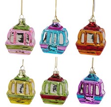 Baumschmuck Ski Gondel (6er