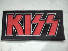 KISS  MINI BACKPATCH Original 80er Vintage STRIPE  Aufnäher Patch 23x11cm Metal 