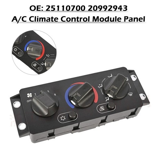 Climate control module - a/c,