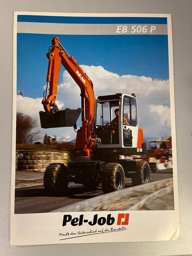Original faltprospekt pel - pel, job
