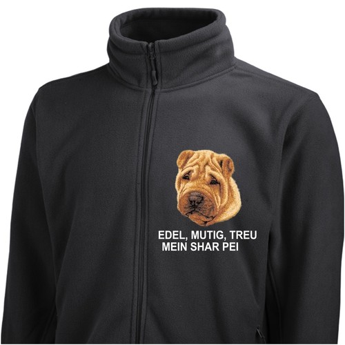 Fleecejacke jacke shar pei - jacke,