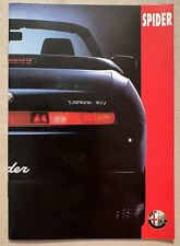 Prospekt Preisliste Alfa Romeo Spider 916 1995 Twin Spark 16V 3,0 V6 Lusso