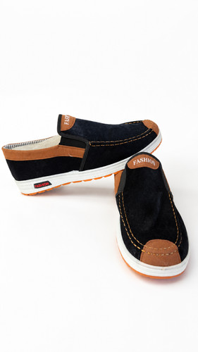 Herren slipper schwarz braun - slipper,