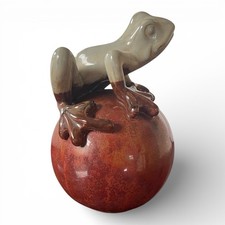 Keramik Frosch Figur 16 cm