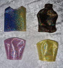 4 Glitzer Tops für Barbie