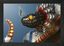 Quetzalcoatl gerahmtes