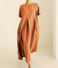 Terracotta Leinen Baumwolle