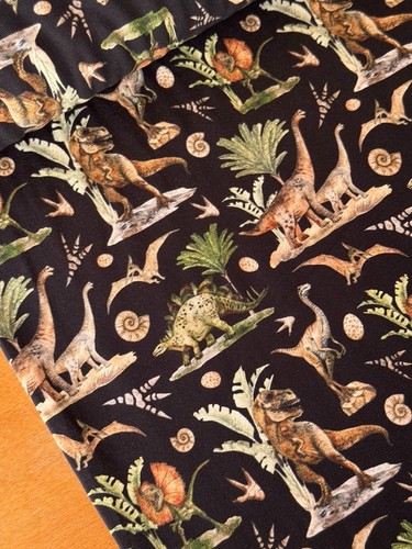 Hilco jerseystoff dinosaurier - jerseystoff,