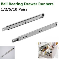 1-10Paar Schubladenschienen