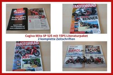 Cagiva Mito SP 525 mit 15PS Literaturpaket - 2 komplette Zeitschriften