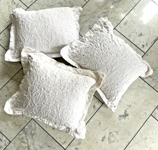 Dekokissen jacquard weiß - 3,
