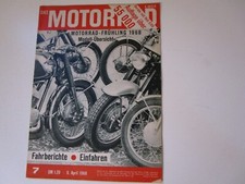 Motorrad 7/1968, Yamaha YAS-1 125 ccm, Honda CB 450 - K1, Hercules K 50 RS