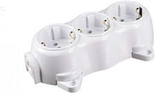 Aufputz Vintage Steckdose Wechselschalter Lichtschalter Rund Retro Schalter