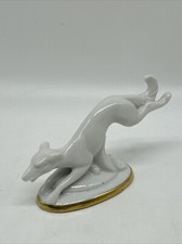 Alte Porzellanfigur Windhund