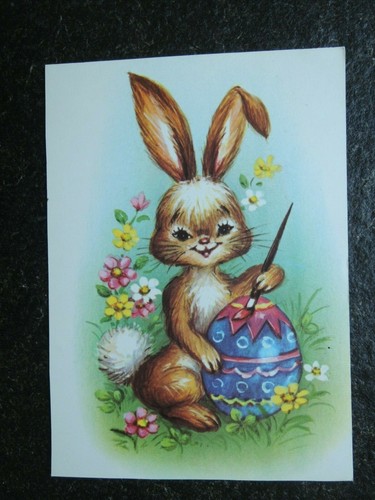 Alte osterhasen bemalt - ,,
