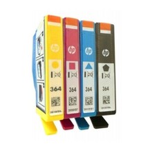4x Original HP Tinten Patrone 364 für Deskjet 3070A 3520 3522 Officejet 4620 462