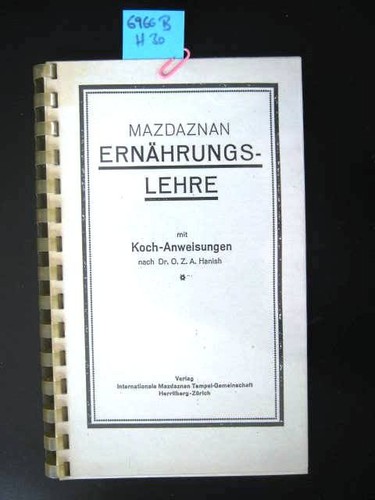 Mazdaznan ernährungslehre - mazdaznan,