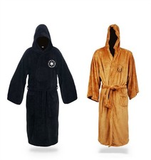 Herren Robe Pyjama Star Wars Jedi Empire Bademantel Kapuzen Nachthemd Bathrobe
