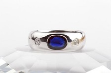 Ring Bandring Saphir 0,77ct