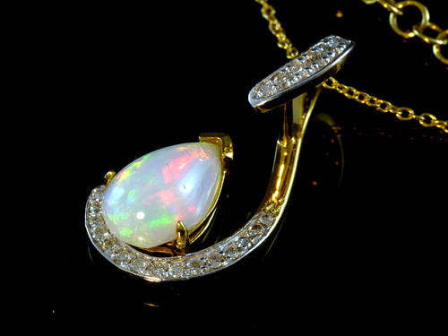 585 goldkette mit - diamant, und