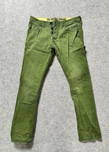 One green elephant jeans - one,