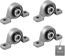 Stehlager Set 8mm Flanschlager