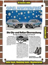 Metal Sign - 1979 Opel Kadett