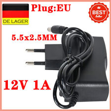 Netzteil Ladegerät 12V 1A Power Supply AC/DC Adapter 5.5x2.5MM