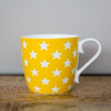 Könitz Becher Sterne gelb