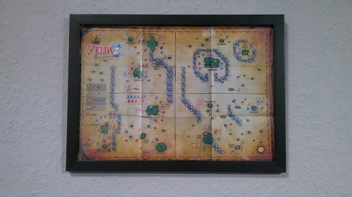 Zelda karte print poster - ph,