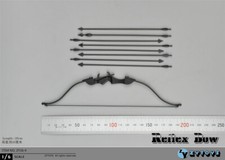 Scale recurve bow and - 1/6,