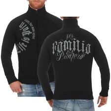 Sweatjacke La Familia FCK Mi Familia es Primero en plata Sangre Gang MC Support
