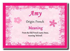 Amy personalisierter