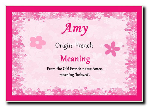Amy personalisierter