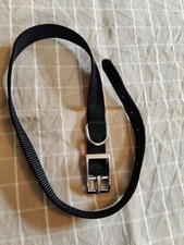 Hundehalsband Nylon, Trixie,Schwarz,63 cm Länge,19mm Breit.