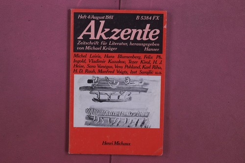342811 michel leiris akzente - michel,