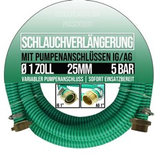 25 mm 1" Zoll Ansaug Saug