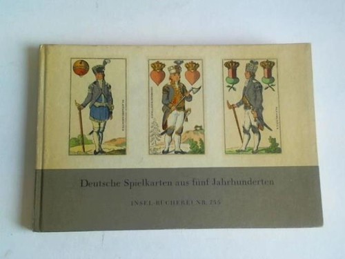 Deutsche spielkarten aus fünf - deutsche,