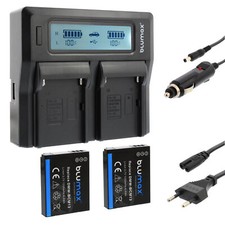 2x Akku + Lader für Panasonic