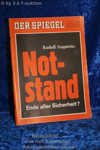 Der spiegel 4 1966 - spiegel, 11.4.1966