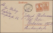 Postkarte P 110I mit 99