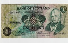 Bank of Scotland One Pound