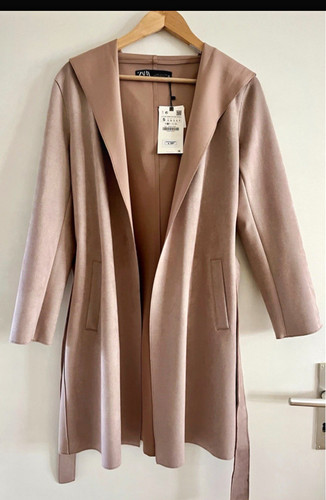 Zara damen mantel rosa - damen, gr.
