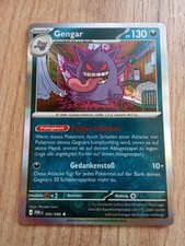 Pokemon Holo Karte Gengar