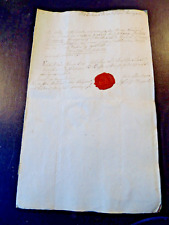 2x 1821 Hadmersleben Kirchen Siegel antik Büttenpapier Dokument alt Brief