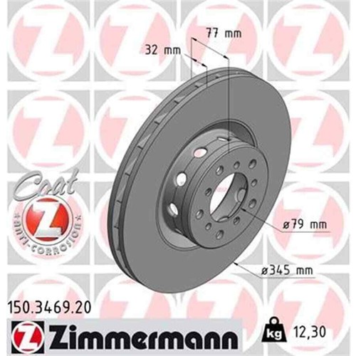 Zimmermann bremsscheibe - 2x,