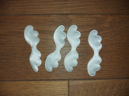 Engelflügel aus stoff creme - stoff,
