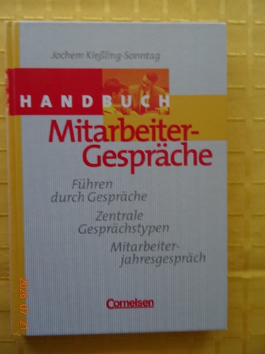 Handbuch mitarbeitergespräche - handbuch,