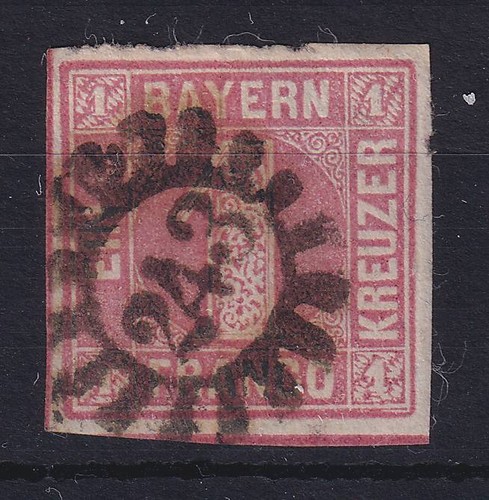 Bayern kreuzer rot - 1, mi.-nr.